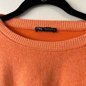 Zara Orange Sweater